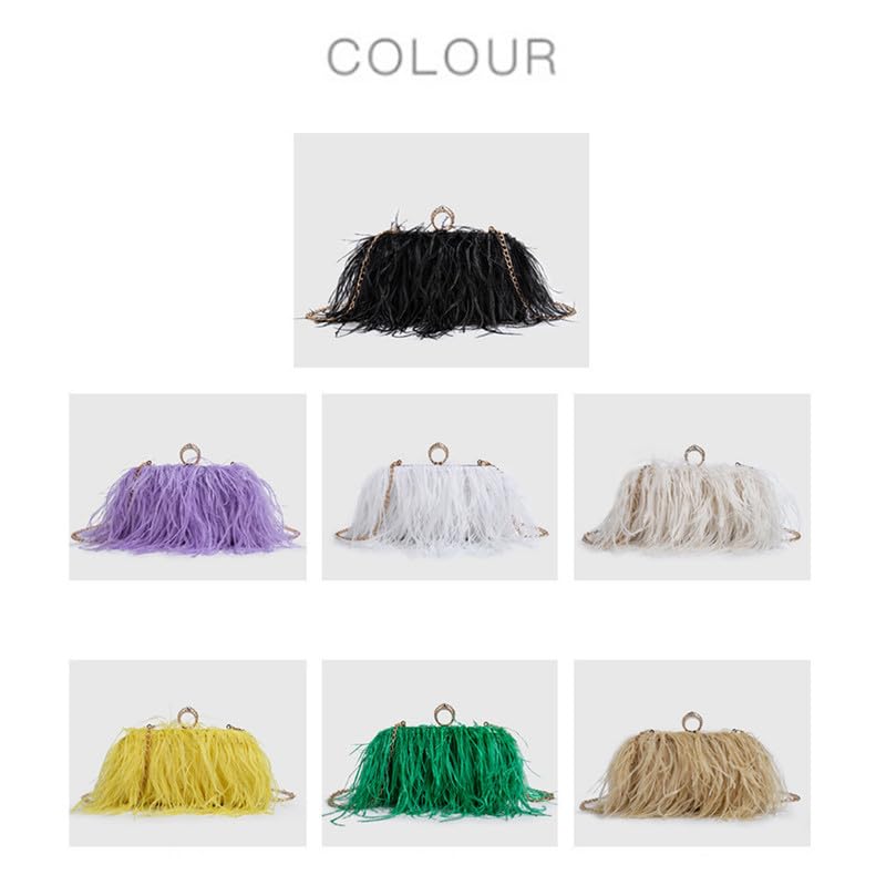 Bolso de Mano para Mujer Azul Marino de Terciopelo miniatura 5