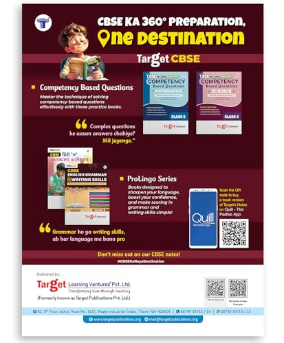 Image of CBSE Class10 Hindi Grammar & Writing Skills 'B' Notes Book | Includes Writing Skills Practice, Solved & Practice Exercises based on NCERT Syllabus | Topicwise X CBSE Board Exam Questions with Solution