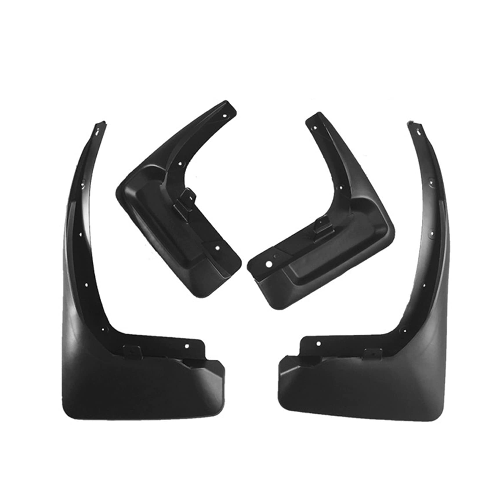 4 Pezzi Set Paraspruzzi Auto Parafanghi Guardia Kit per N-issan Patrol Y62 2012-2020, Anteriore Posteriore Parafango Protezione Car Accessorio Protettivo Decorativo con Vite