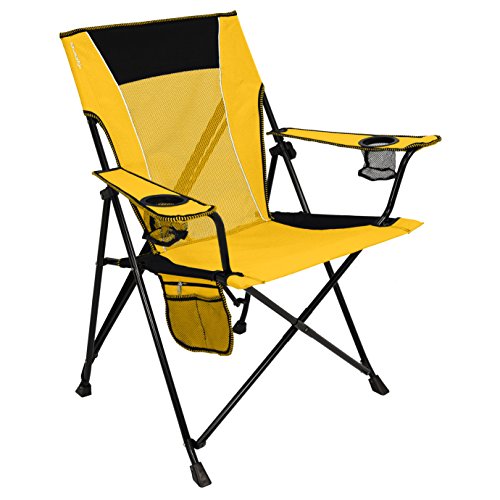 Kijaro Dual Lock Portable Camping Chairs - Enjoy The Outdoors With A Versatile Folding Chair, Sports Chair, Outdoor Chair & Lawn Chair - Dual Lock Feature Locks Position – Izamal Yellow #TOP22