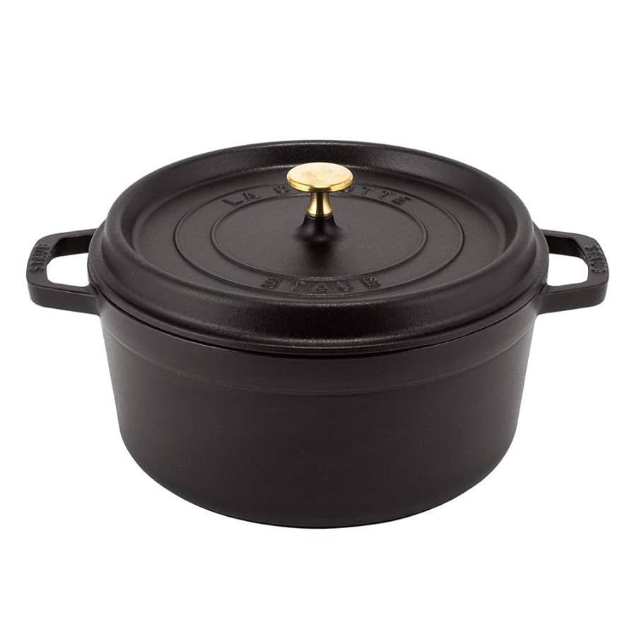 美品 ストウブ staub ピコ ココット ラウンド ブラック 26cm 大型 ストウブ ピコ ココット ラウンド 26cm [ブラック] (鍋) 価格