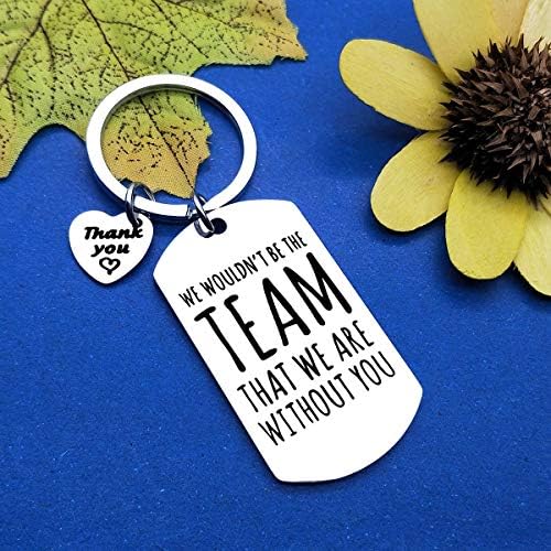 12Pcs Boss Leader Keychain Thank You Gifts for Coach Team