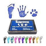 ReignDrop Ink Pad For Baby Footprint, Handprint, Create Impressive Keepsake Stamp, Non-Toxic and...