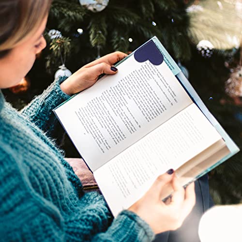 Smliekate 6 Pcs Leather Heart Bookmark, Corner Page Book Marks For Women, Kids, Book Accessories For Reading Lover, Cute Handmade Book Reading Gift For Book Lovers. #TOP5