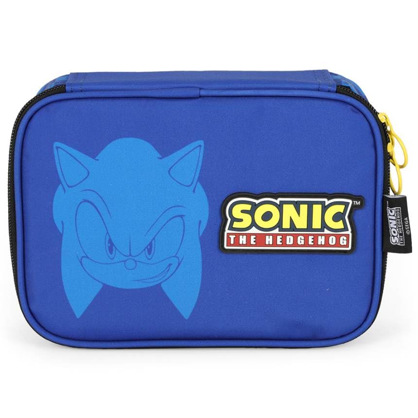 Estojo Escolar Infantil 100 Pens Sonic by Luxcel Ref 47544