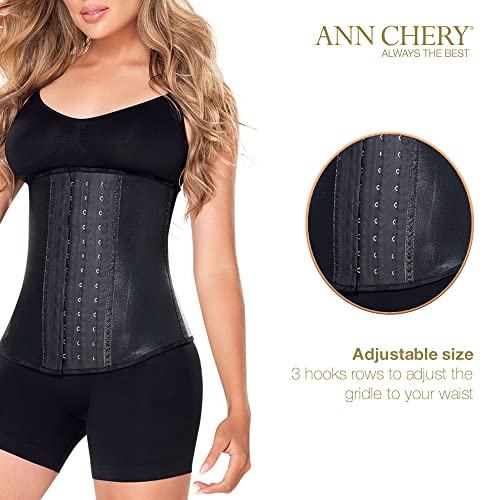 Image of Ann Chery 2021 Latex Waist Trainer for Women |3 Hook Body Shaper|High Compression Colombian Waist Cincher |Daily & Sports Use