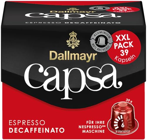 Dallmayr Capsa Espresso entkoffeiniert 39 Kapseln