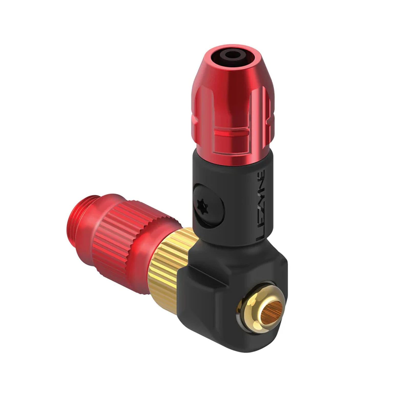 Amazon | Lezyne abs-1 Pro HPチャック自転車ポンプヘッド レッド