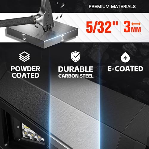 Image of for JL JLU Rear Bumper with Spare Tire Carrier Compatible with 2018 2019 2020 2021 2022 2023 2024 2025 2026 Jeep Wrangler JL JLU with LED Lights, License Plate Frame, 2 inch Hitch Receiver, D-rings