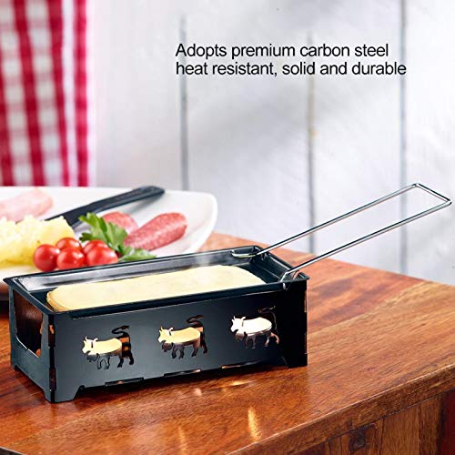 Non-Stick Raclette Grill & Cheese Melter with Baking Tray - Versatile Melting Pan for Home Kitchen Use - Image 2