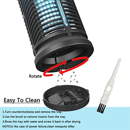 Qremove Bug Zapper,20W/4000V Electronic Mosquito Zapper Fly Zapper Portable Pest Control Waterproof Insect Zapper Mosquito Killer For Indoor Outdoor Home Backyard Camp Site Garden #TOP5