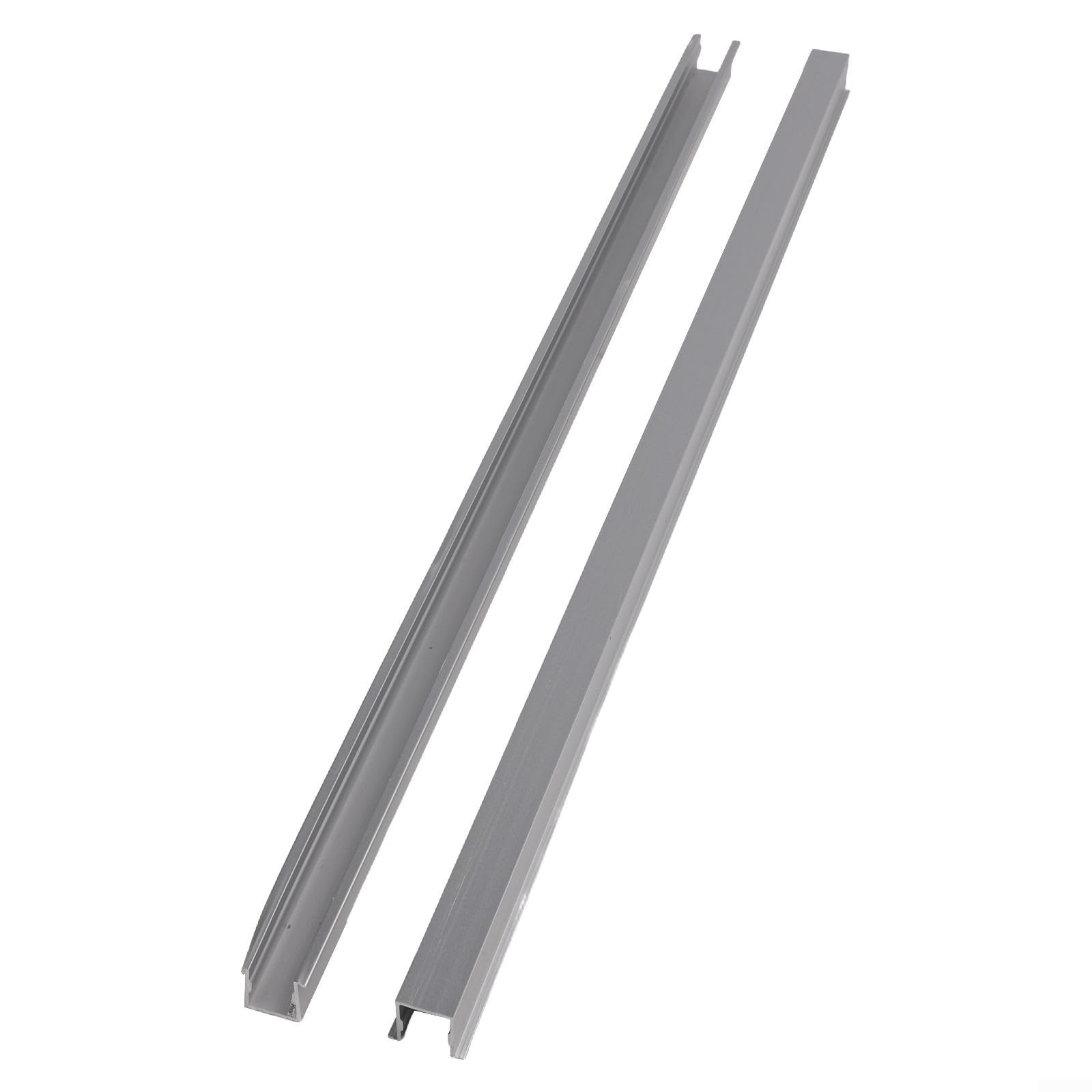Rails de Coulisse pour Porte Pliante en Alliage d'Aluminium, Système Supérieur et Inférieur avec Rouleaux Pivotants, Charge Max 60kg, Glissement Fluide et Silencieux