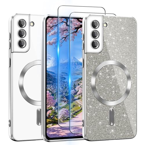Coque Samsung S21 Plus MagSafe anti-jaunissement et anti-rayures avec film écran