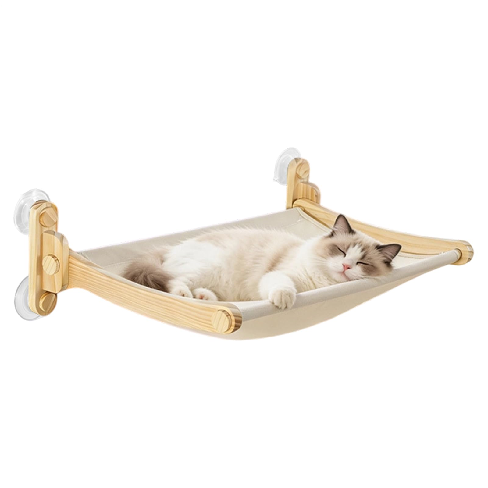 Cama De Ventana Para Gatos Asiento De Ventana Para Gatos De Interior Con | Percha Para Gatitos De Madera Resistente Para Interior Hogar Apartamento Sala Dormitorio Esquina