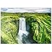 Islande Chute d'eau De Skogafoss dans Un Paysage Naturel Islandais - Premium 500 Pièces Puzzle - Collection spéciale MyPuzzle de Puzzle Galaxy