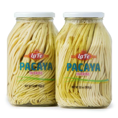 La Fe Conserva Nance in Syrup - Nance Fruitas, Latin American Tropical Fruit, Preserved Exotic Yellow Cherry, Super Fruit Rich in Fiber, Vitamin A & C, Calcium & Iron, 32oz – 2 Pack
