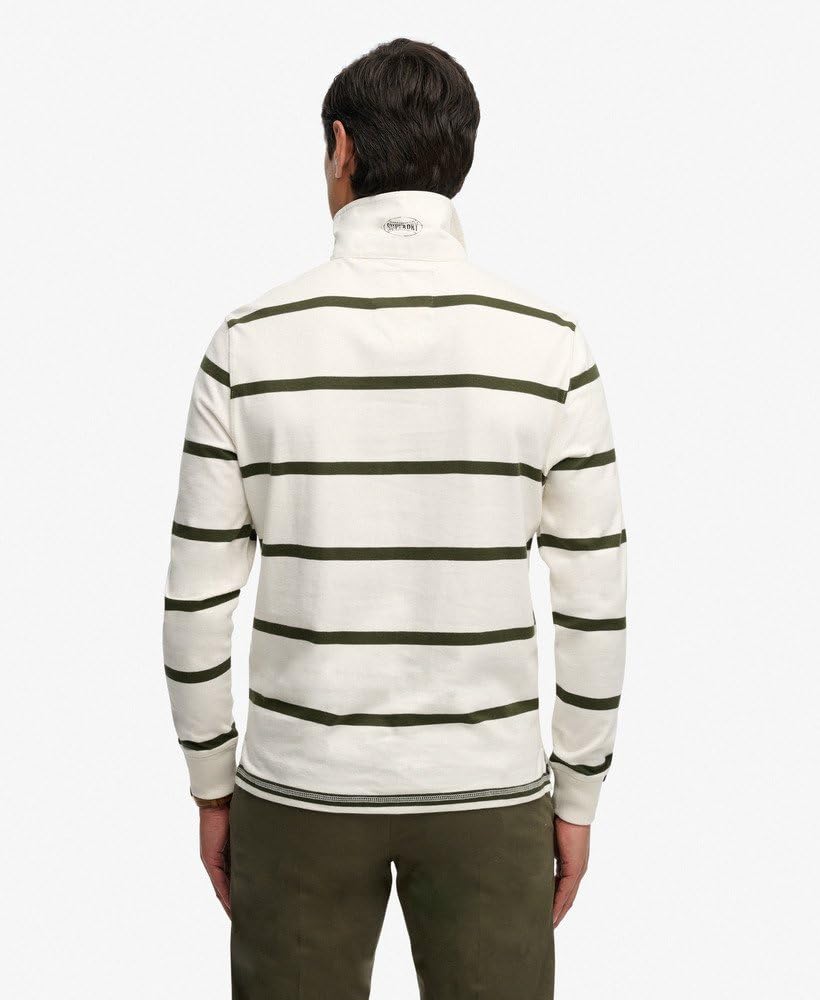 Superdry Herren Vintage Athletic Stripe Rugby-Shirt