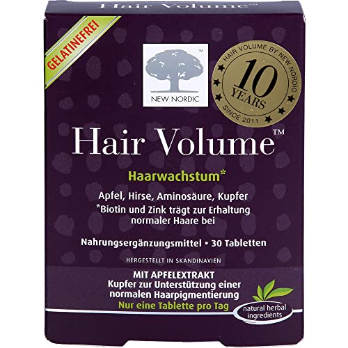 NEW NORDIC Hair Volume Haarwachstum Tabletten 30 St. Tabletten
