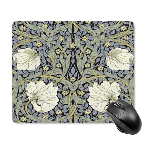 Keebik Gaming Mouse Pad, William Morris Pimpernel Mouse Pad7.1 x8.7 Inch Computer Mouse Mat Keyboard Full Desk Mousepad for Gaming, Office, Home