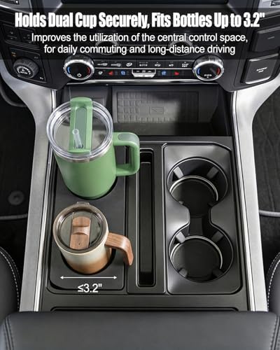 Inserto Portavasos Consola Central para Ford F-150 2021-2024 miniatura 3