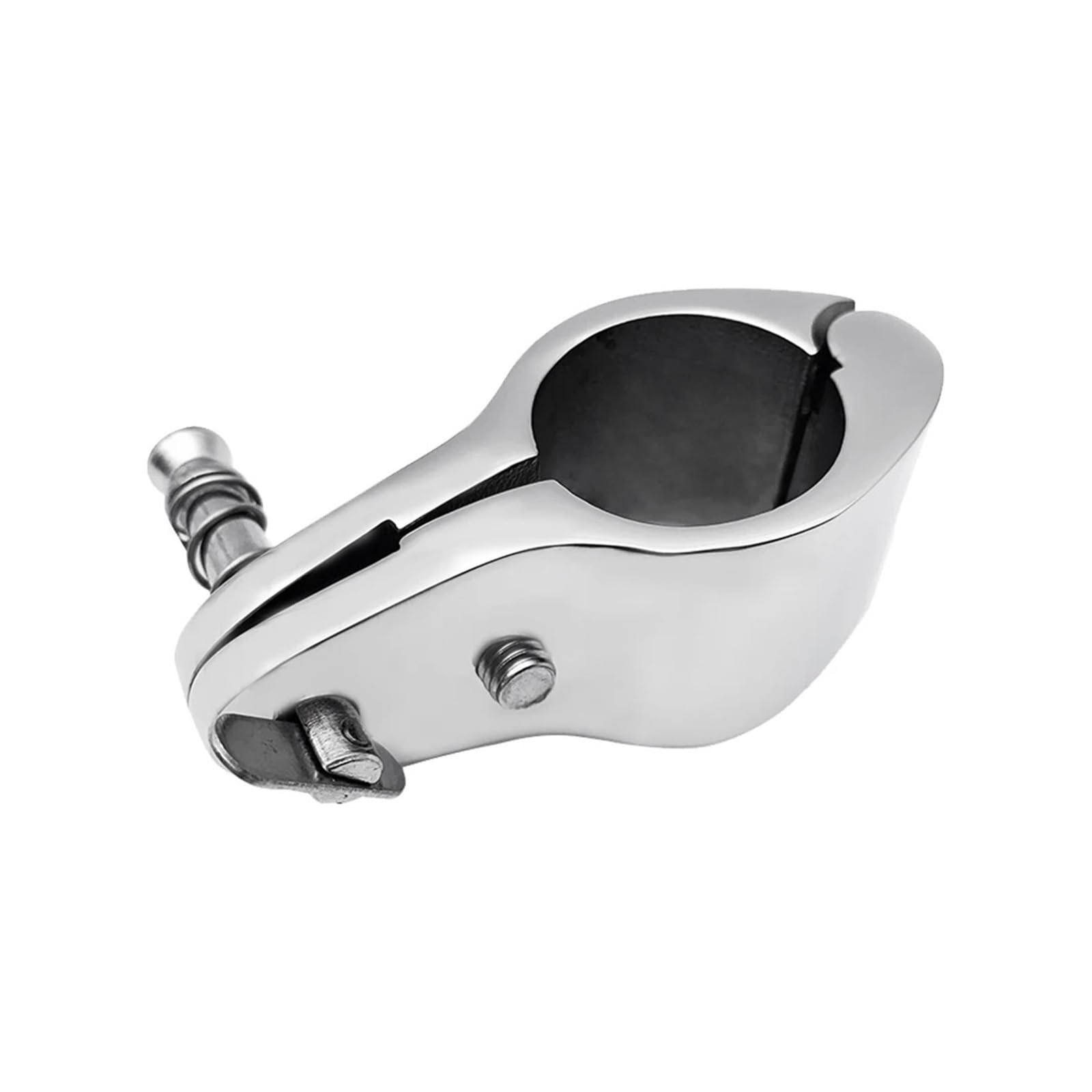 Boat Pipe Clamp with Pin Jaw Slide Bimini Top Fitting 316 Stainless Steel Marine Hardware Yacht Tube Rail(32mm)