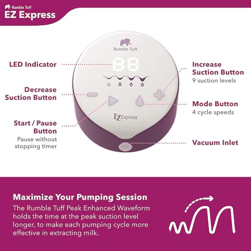 Extractor de Leche Eléctrico Rumble Tuff con Bolsa miniatura 3