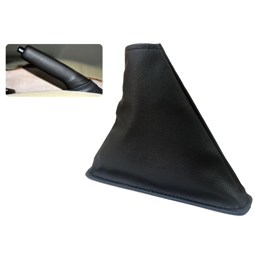 Car Shift Gear Stick Handbrake Cover Manual Shift Boot Black Leather Boot Cover Case for to-yo-ta Co-Rolla 2007 2008 2009 2010 2012 2013