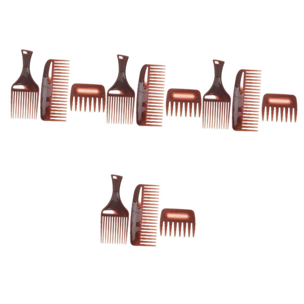 Baluue 12stücke Teiliges Set Zahnkämmen Für Haarstyling Und Friseursalons Ergonomisch Antistatisch Für Und Für Haartypen
