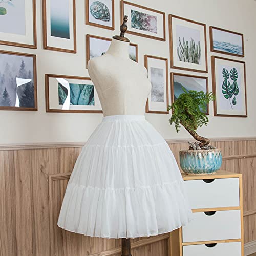 Petticoat Cage Crinoline Half Slips Wedding Accessories Adjustable Hoop Skirt 50s Vintage Under Skirt For Women Girls Womens2