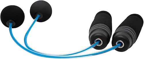 BODi Cuerda - Cuerda de saltar inalámbrica para hombres y mujeres - Equipo de entrenamiento interior con asas pesadas y rotación suave de 360 grados