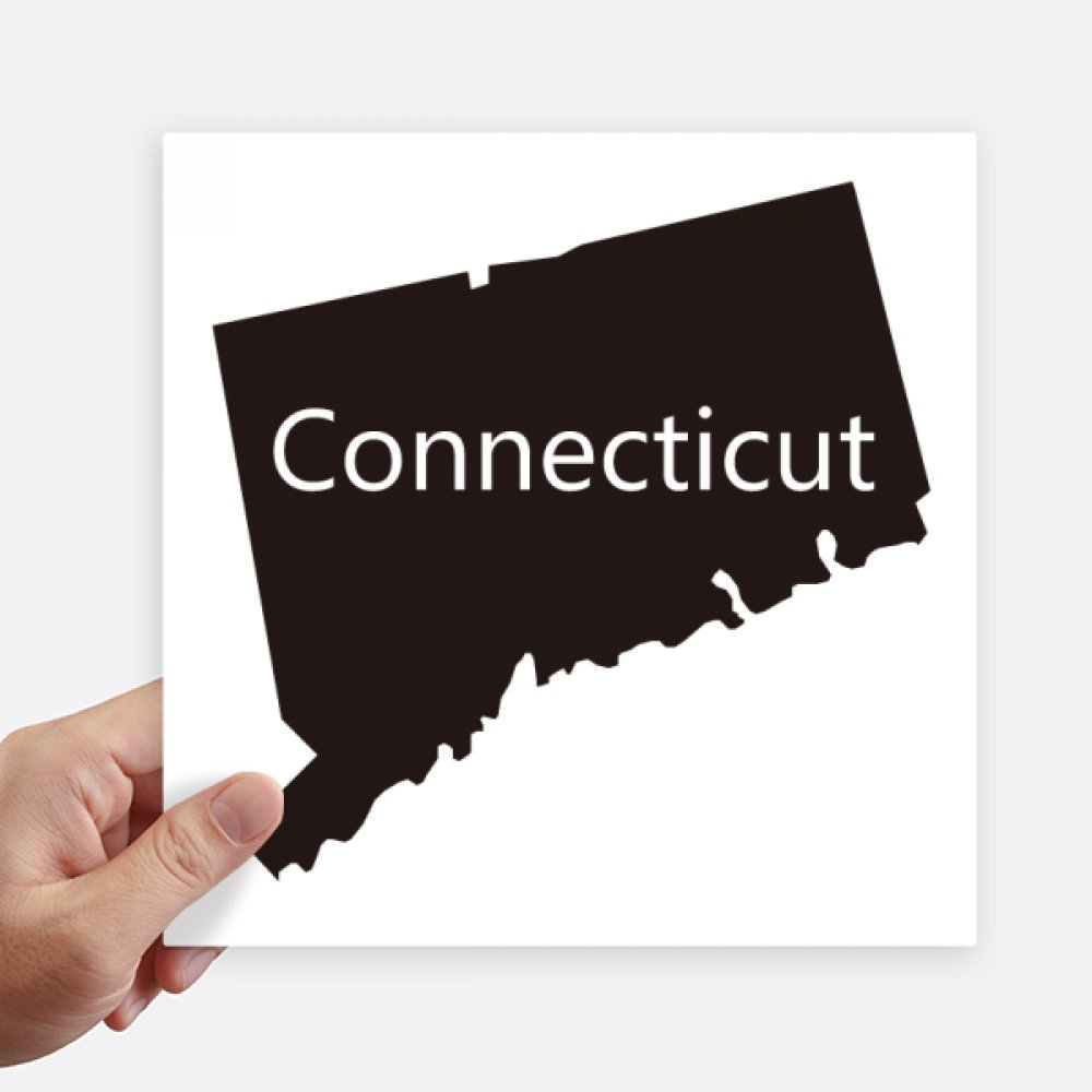 Connectic America USA Map Outline Sticker Tags Wall Picture Laptop Decal Self adhesive