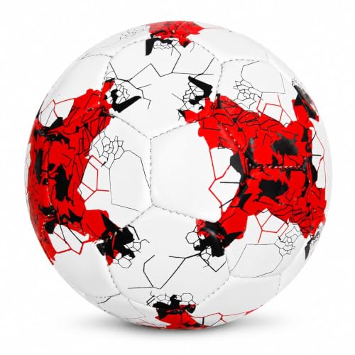 Image of World Cup 2022 Hand Stitched Football Size 5 (Multicolour 2024)