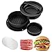 Produktbild Hamburgerpresse Patty Maker Mit 50 Stück Hackbratenölpapier Burger Patty Form Perfekte Burger Press Robustes Grillzubehör Für Burger/Vegetarischer Burger/Frikadelle/Pastetchen In Form Gepresst