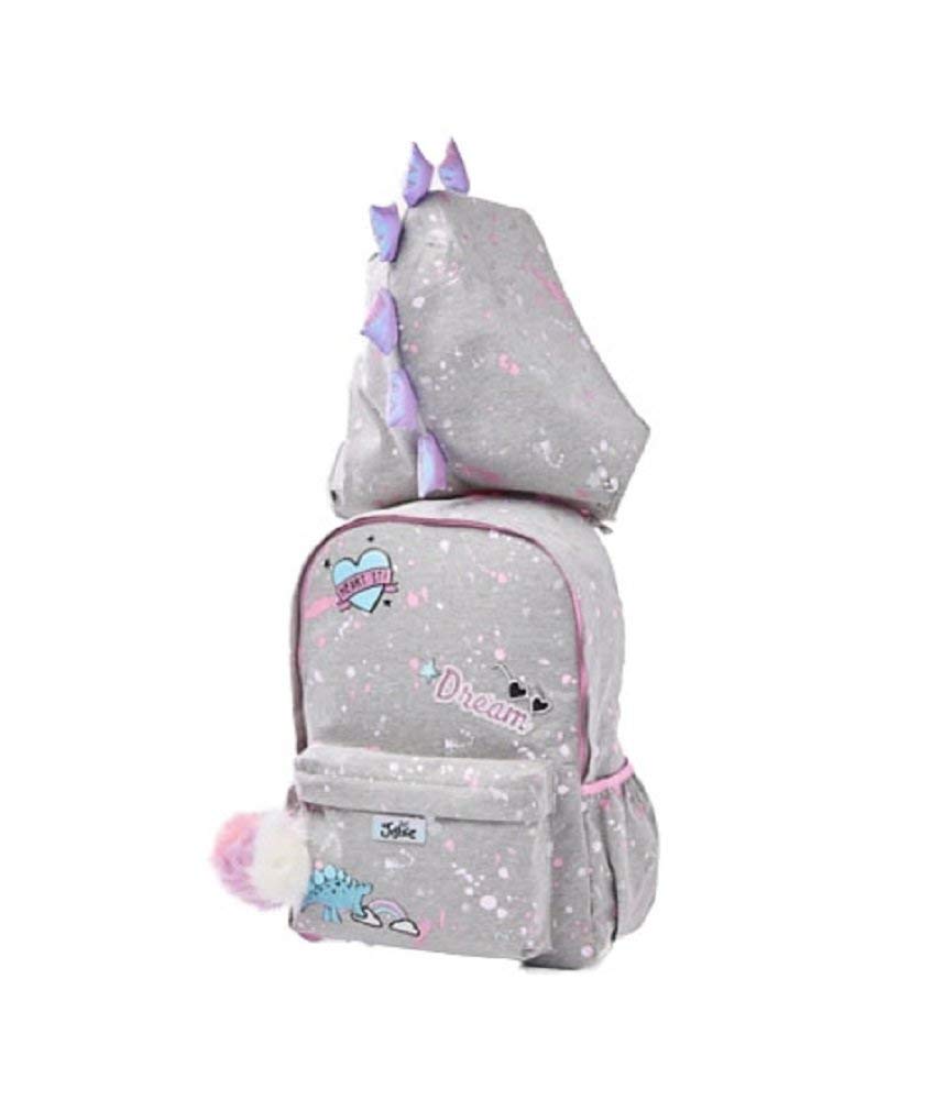 justice hooded backpack