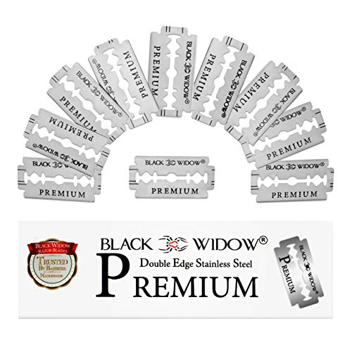 Black Widow Premium Double Edge Razor Blades - Swedish Steel Premium Razor Blades