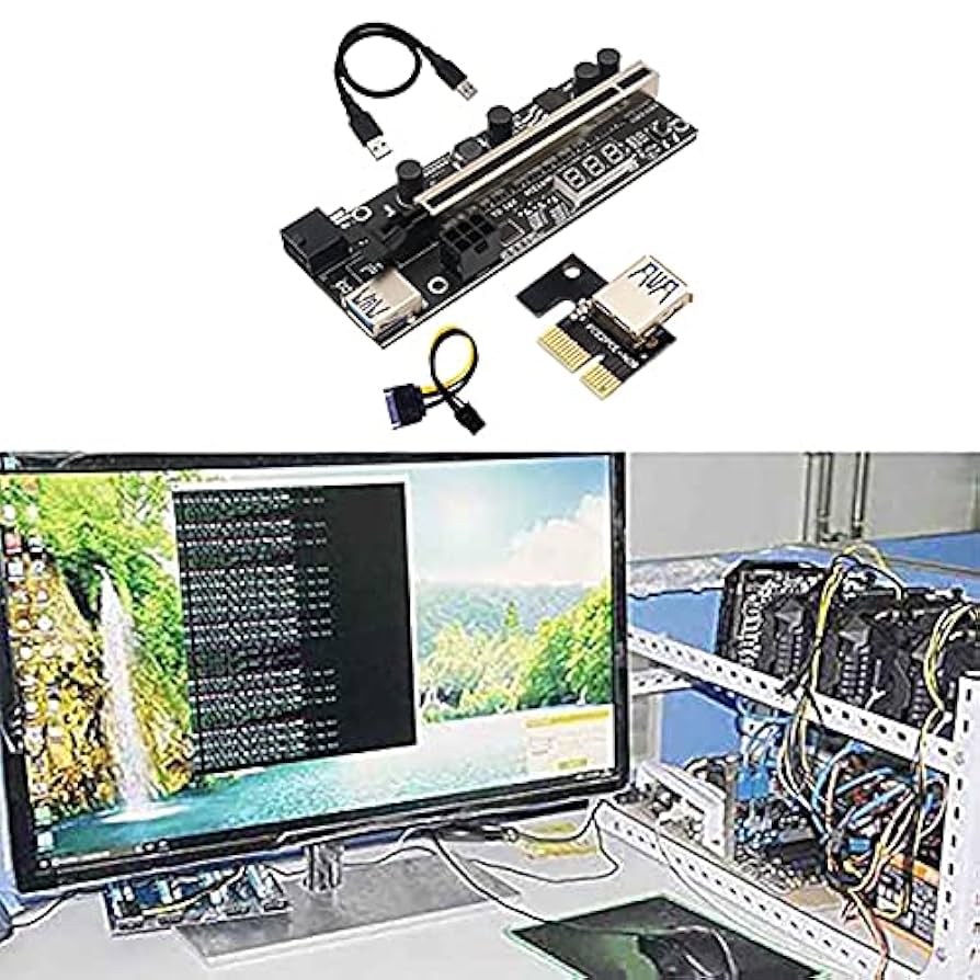 ⭐️4個入PCIEライザー1X~16Xグラフィック拡張温度センサー付 パソコン Amazon.co.jp: YFFSFDC ライザーカード Pcieライザー PCI-E VER