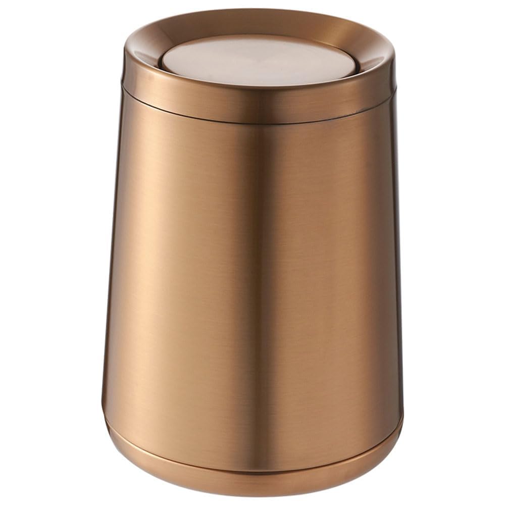2,6 gallonen, der wackelnde müllbehälter, der wachsende metallcontainer, das bad, die küche, der wohnzimmer und das schlafzimmer (Roségold)