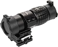 Vista 4 de Lancer Tactical Lupa de metal 3X Airsoft Alcance w/Monte - Negro