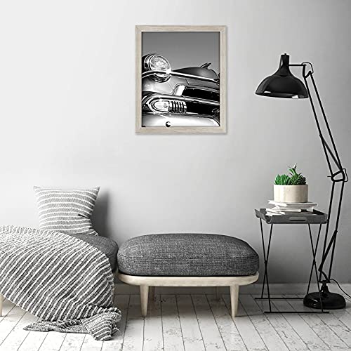 Americanflat 18x24 Poster Frame with Polished Plexiglass - Wide Picture Frames Made of Engineered Wood for Vertical or Horizontal Wall Display - Epic Collection - Driftwood