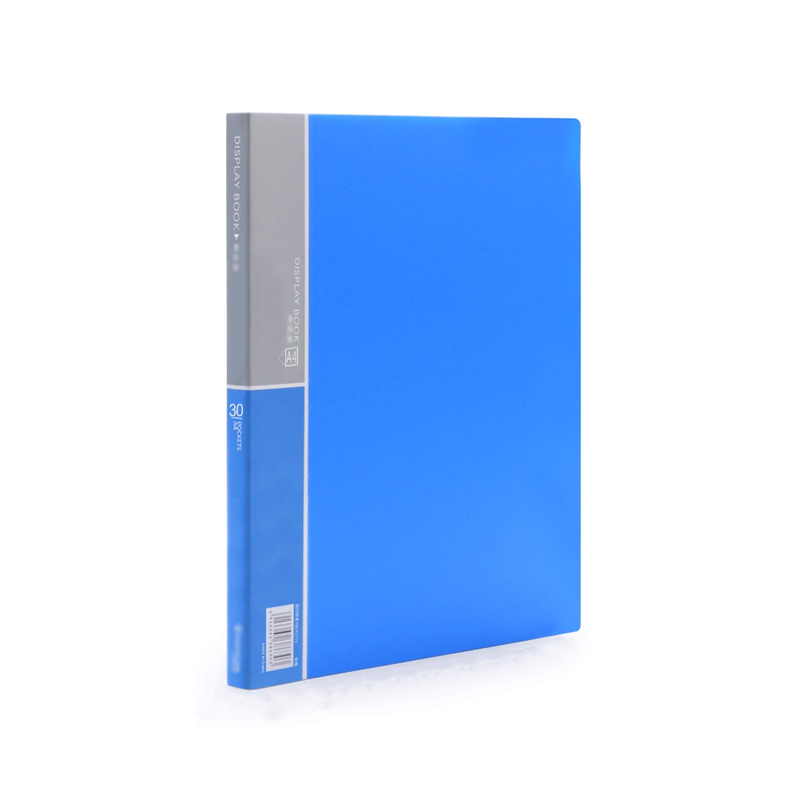 Dokumentenmappe A4-Ordnerbuch doppelseitig Transparenter innerer Seitenbericht Anzeigeordner Professional Geschenk-Lebenslauf/Geschäft/Interview (10 Packung) Dokumententaschen (Color : Blauw, Si