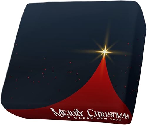 Red Christmas Tree Sofa Couch Cushion Covers Washable, Removable Stretchable Sectional Couch Covers Slipcovers for L & T Shape Sofa Furniture