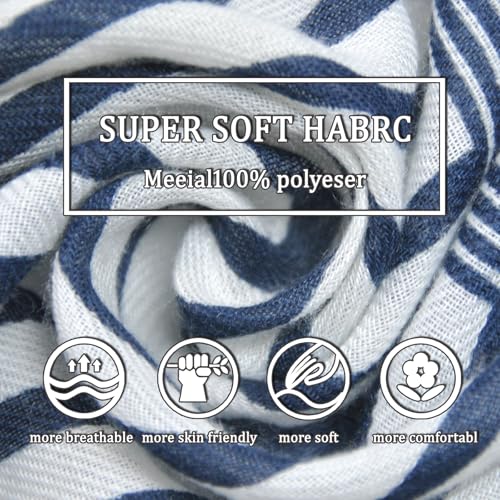 Large Boho Scarf for Women Lightweight Floral Printed/Solid Color/Minimalism Scarves All Seasons Fashion Shawl wraps4
