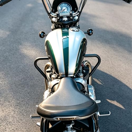 Bumper Frame Protection fit for Bonneville T100 T120 2017-2024(Black) by SHINKXMT - Image 5