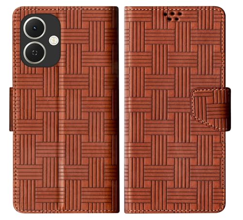 Image of SBMS Flip Cover for Tecno Spark GO 2 Back Cover Case with Magnatic Closure | Inbuilt Stand | Card & Money Pocket (Mat Tan)