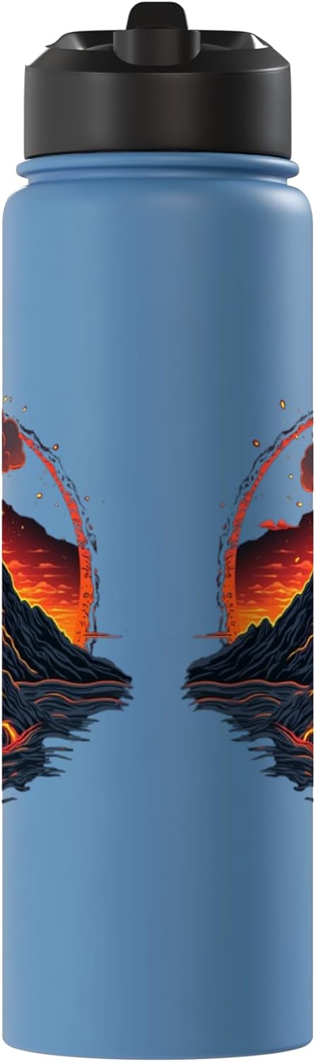 Cool erupting volcano costume for boys and girls Stainless Steel Insulated Water Bottle