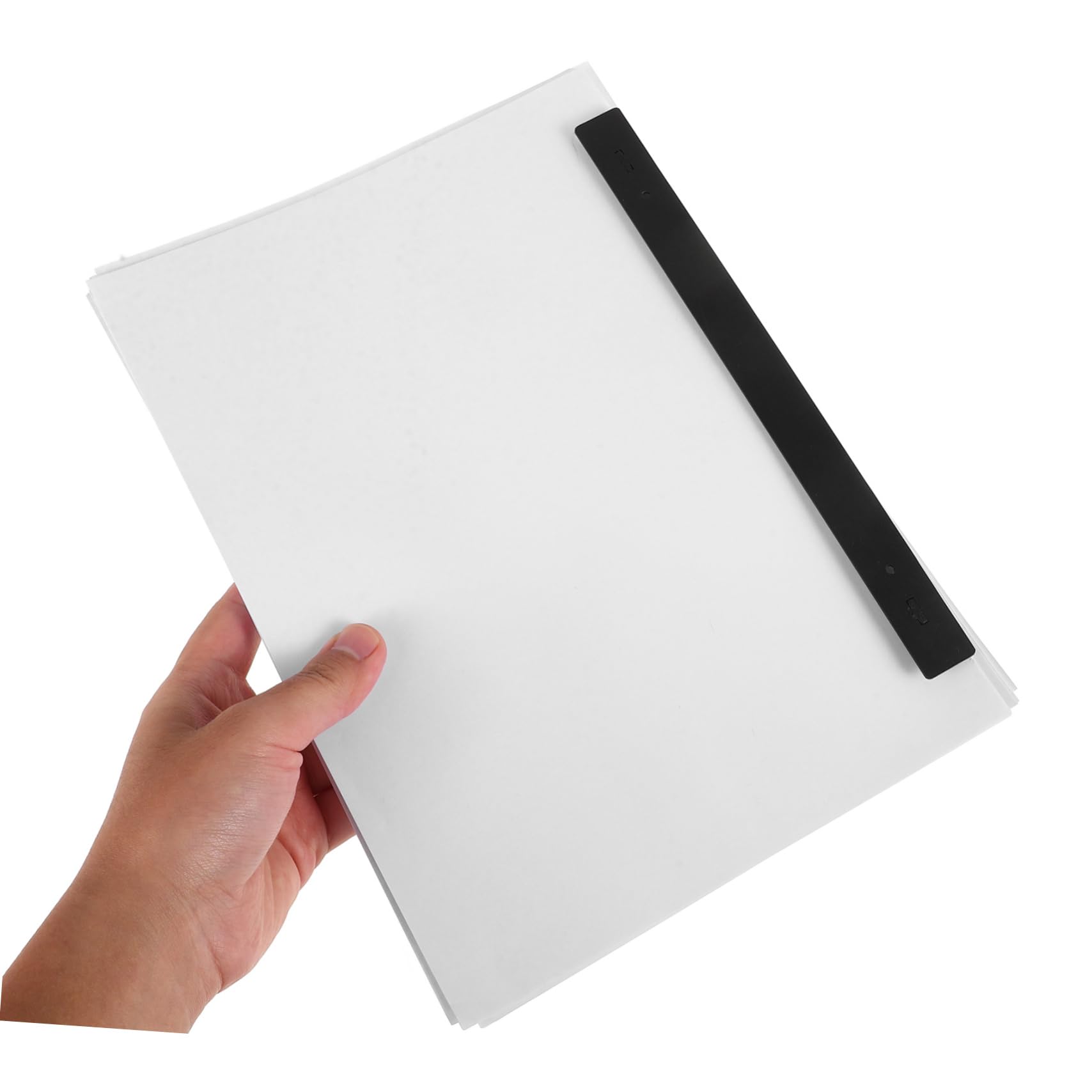 3-loch Zeichenpapier für Comics, Weißes Papier, 200 Blatt | Positionierungslineal Enthalten, für Zeichnungen und Künstlerische Arbeiten, A4-format, für Animatoren und Künstler