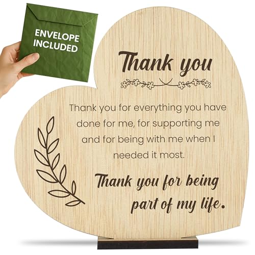 CONTRAXT Thank you Greeting Cards. Thank you gift card special gifts best friend birthday card female male women men friend friendship cards colleagues thank you plaque (Thank you)