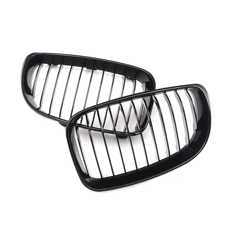 Grille Rénale Avant Noir Brillant pour BMW Série 1 E87 E81 E82 E88