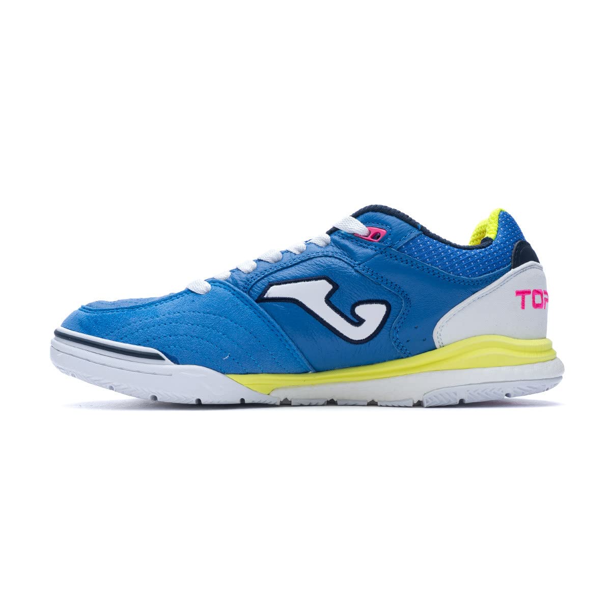 Joma Top Flex Rebound Zapatilla de fútbol Sala Blanco-Azul Eléctrico Talla US EU
