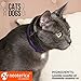 Cat Calming Collar & Pet Anti Anxiety Products - Feline Calm Pheromones Collars & Cats Stress Relief - Helps with Pee, New Zone, Aggression